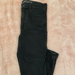 Black Ripped Knee Jeans
